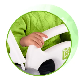 Ljuljačka S Kantom Ricokids 3 U 1 Slon, Siva I Zelena 4
