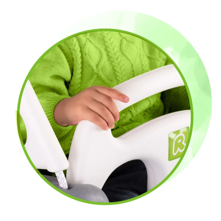 Ljuljačka S Kantom Ricokids 3 U 1 Slon, Siva I Zelena 4
