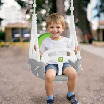 Ljuljačka S Kantom Ricokids 3 U 1 Slon, Siva I Zelena 7