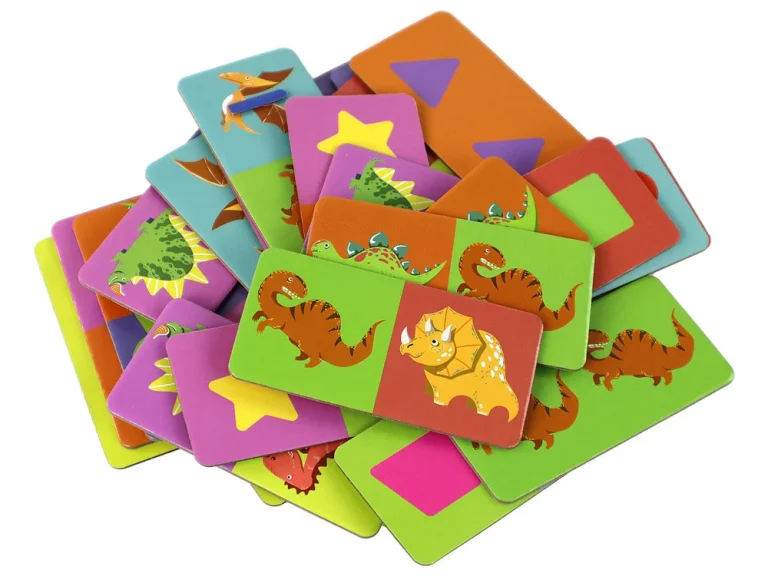 Logička Igra Dvostrana Slagalica Domino Dinosauri 10 Cm X 5 Cm 28 Dijelova 2