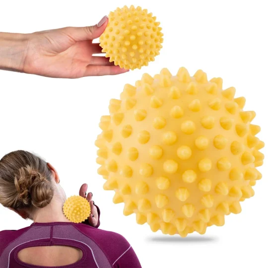 Lopta Za Masažu I Fitness 9,5 Cm Ns 957 žuta 1