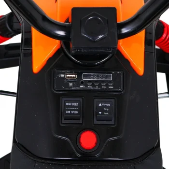 Lucky Seven Battery Quad Crni + Eva Kotači + Spori Start + Led + Mp3 Usb, Crna Quad Na Akumulator 8