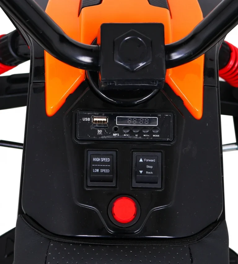 Lucky Seven Battery Quad Crni + Eva Kotači + Spori Start + Led + Mp3 Usb, Crna Quad Na Akumulator 8