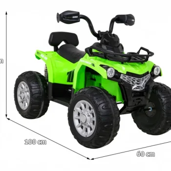 Luđačko Zeleno Quad Vozilo Quad Na Akumulator 2