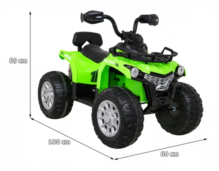 Luđačko Zeleno Quad Vozilo Quad Na Akumulator 2