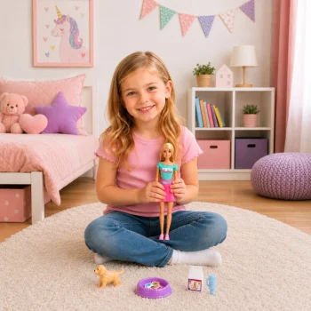Lutka Anlily 30 Cm, štene I Pribor Za Njegu Psa 4