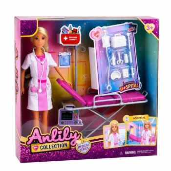 Lutka Anlily Doktorica S Nosilima, Medicinski Bolnički Set 6