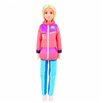 Lutka Anlily Zimski Sportovi Skije Snowboard I Motorne Sanke 30 Cm 2