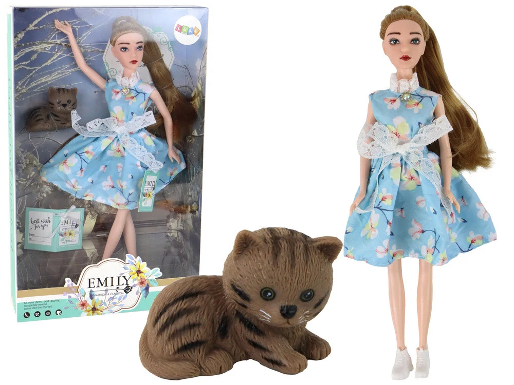 Lutka Emily Spring Plava Haljina S Mačetom 1