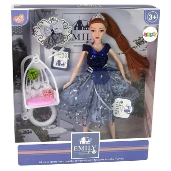 Lutka Emily Crvenokosa S Ljuljačkom I Cvijećem 4