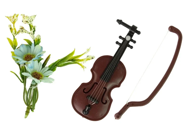 Lutka Emily Crvenokosa S Violinom I Cvijećem 3