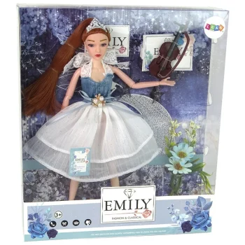 Lutka Emily Crvenokosa S Violinom I Cvijećem 5