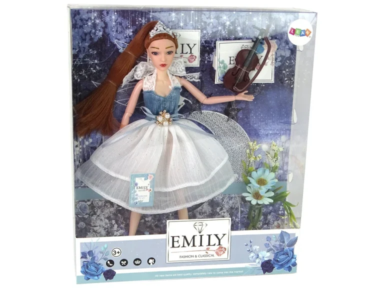 Lutka Emily Crvenokosa S Violinom I Cvijećem 5