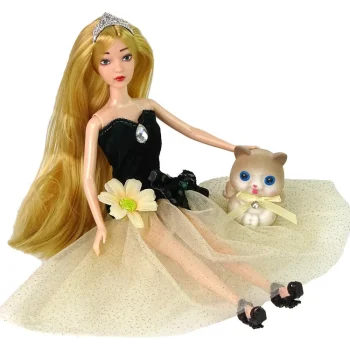 Lutka Emily Plavuša S Mačetom I Cvijetom 4