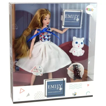 Lutka Emily S Bijelim Mačetom I Zamjenskim Cipelama 6