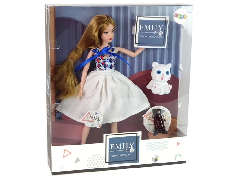 Lutka Emily S Bijelim Mačetom I Zamjenskim Cipelama 6