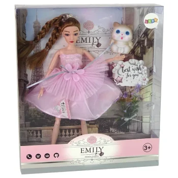 Lutka Emily S Pletenicama, Mačetom I Cvijećem 5