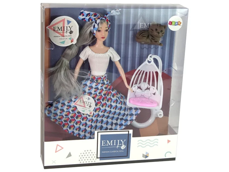 Lutka Emily Sivosmeđe Kose S Mačetom I Ljuljačkom 5