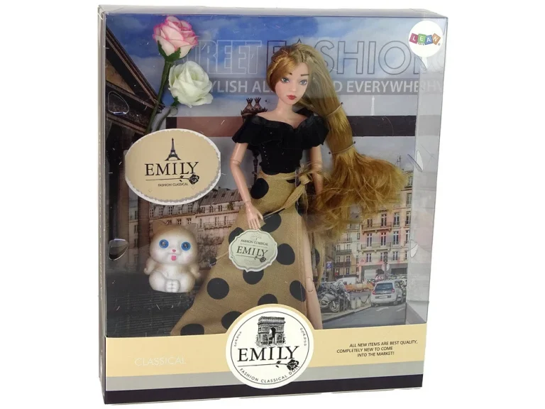 Lutka Emily Smeđokosa S Mačetom I Ružom 6