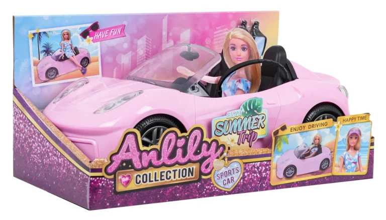 Lutka Marta S Automobilom + Dodaci 3+ 6