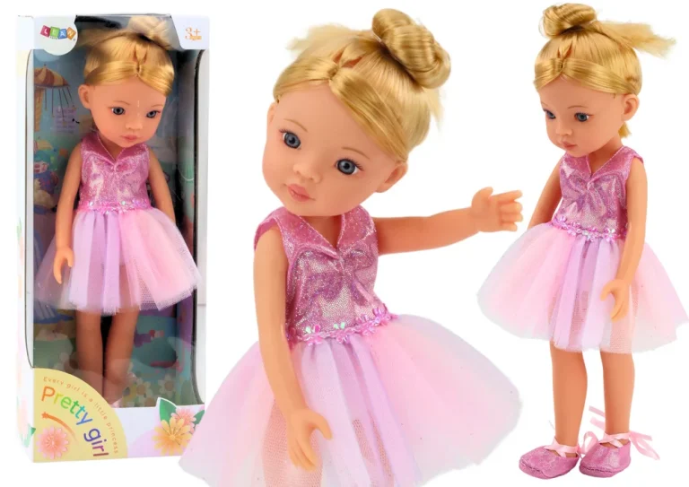 Lutka Balerina Ružičasta 33 Cm 1