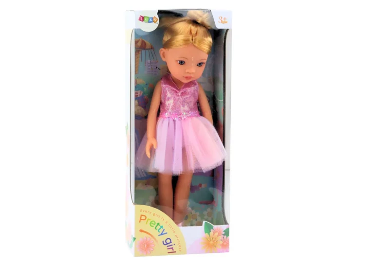 Lutka Balerina Ružičasta 33 Cm 4