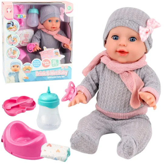 Lutka Beba 35 Cm S Funkcijom Piškanja I Priborom 1