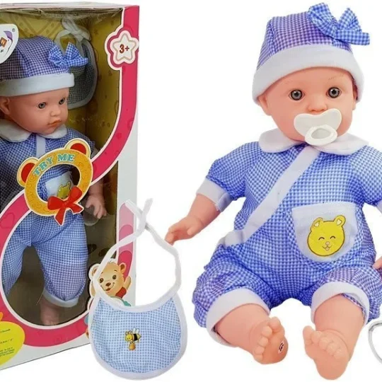 Lutka Beba 45 Cm S Plavom Pidžamom 1