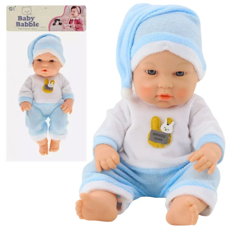 Lutka Beba Plava Pidžama I šešir 30 Cm 1