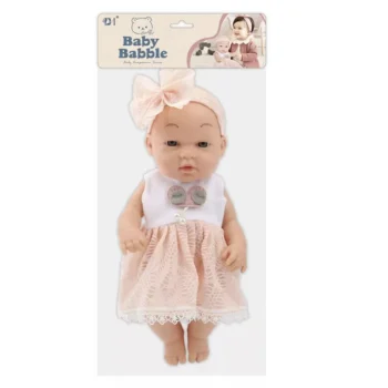 Lutka Beba Ružičasta Haljina I Traka 30 Cm 4