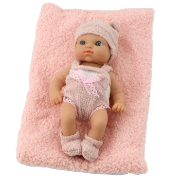 Lutka Beba S Dekicom Bijelo Ružičasta 18 Cm 2