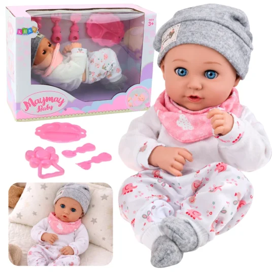 Lutka Beba S Priborom Za Hranjenje 28 Cm 1