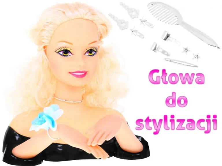 Lutka Glava Za Friziranje Plava 3+ 5