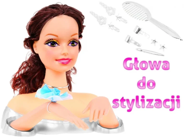Lutka Glava Za Friziranje Smeđa 3+ 2