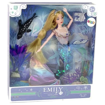 Lutka Sirena Emily Zeleni Rep S Tuljanom 5