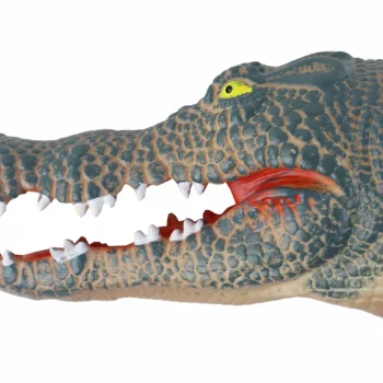 Lutka Za Ruku Krokodil, Siva 3