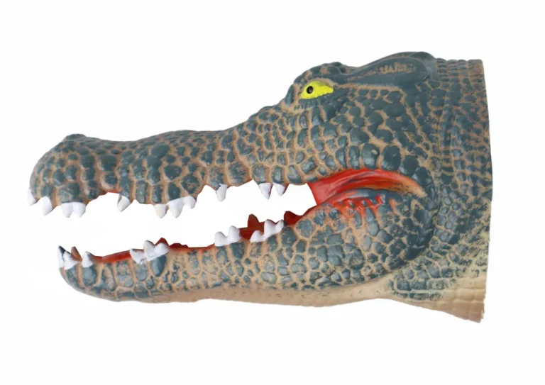 Lutka Za Ruku Krokodil, Siva 3