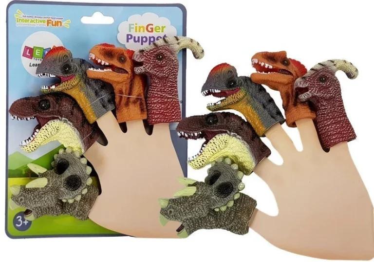 Lutke Za Prste Dinosauri, 5 Kom 1