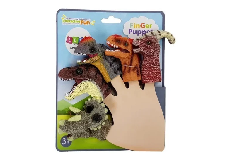 Lutke Za Prste Dinosauri, 5 Kom 2