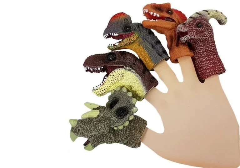 Lutke Za Prste Dinosauri, 5 Kom 3