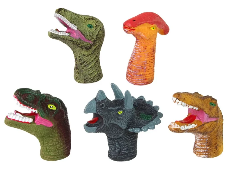 Lutke Za Prste Dinosauri šareni 5 Kom 2