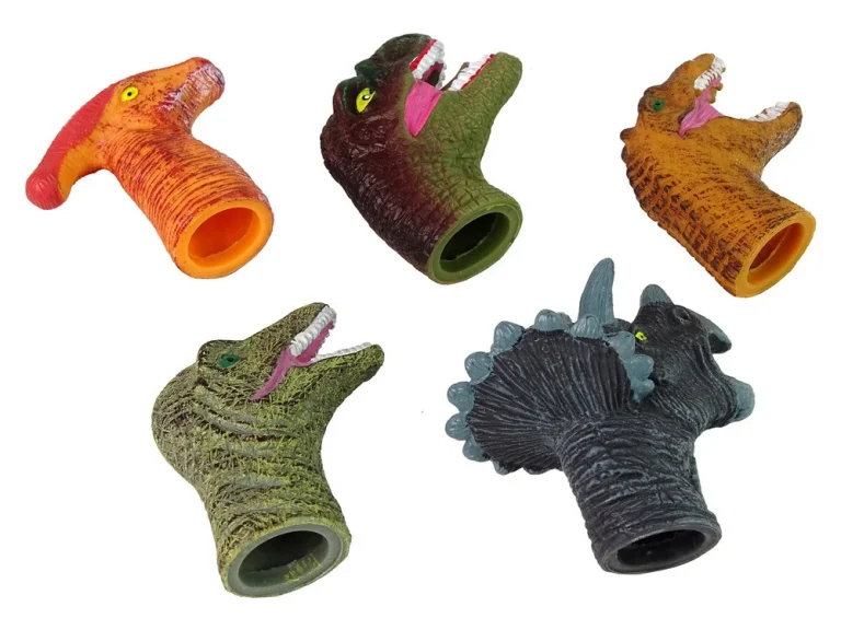 Lutke Za Prste Dinosauri šareni 5 Kom 3