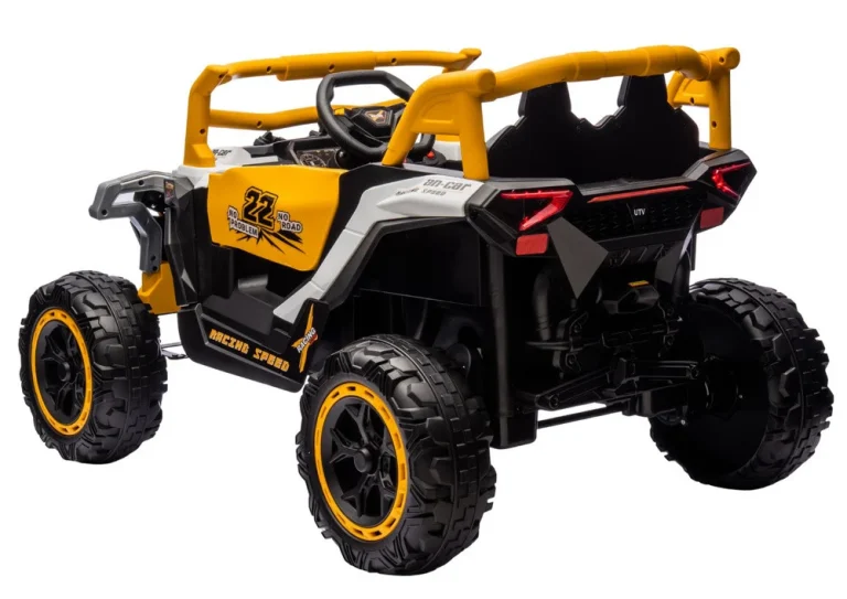 M1 Bijelo žuto Vozilo Na Baterije 4x4 Auto Na Akumulator 4