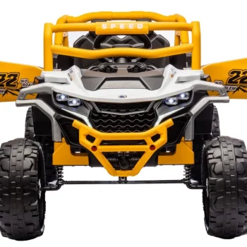 M1 Bijelo žuto Vozilo Na Baterije 4x4 Auto Na Akumulator 5