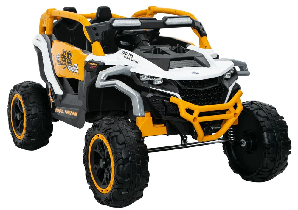 M3 Žuto Bijelo Vozilo Na Baterije 4x4 Auto Na Akumulator 1