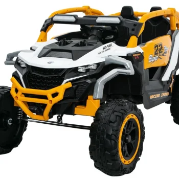 M3 Žuto Bijelo Vozilo Na Baterije 4x4 Auto Na Akumulator 2
