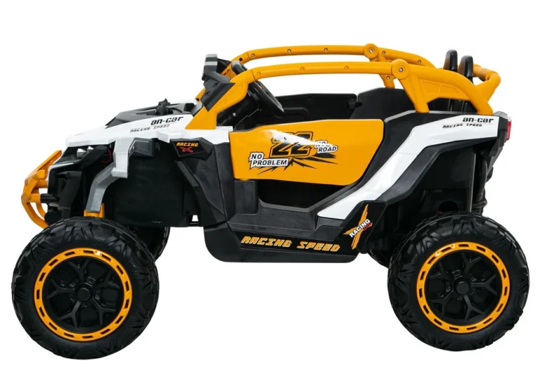 M3 Žuto Bijelo Vozilo Na Baterije 4x4 Auto Na Akumulator 4