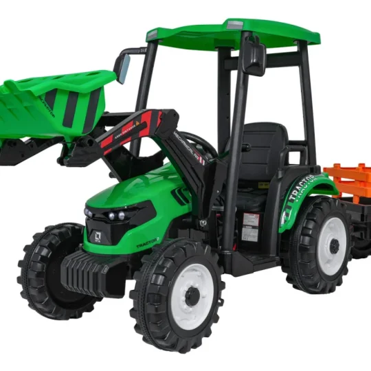 Mega D68 Traktor S Prikolicom Zeleni 1