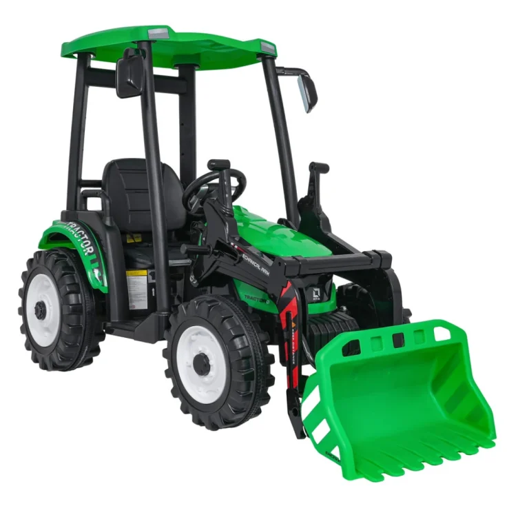 Mega D68 Traktor S Prikolicom Zeleni 10