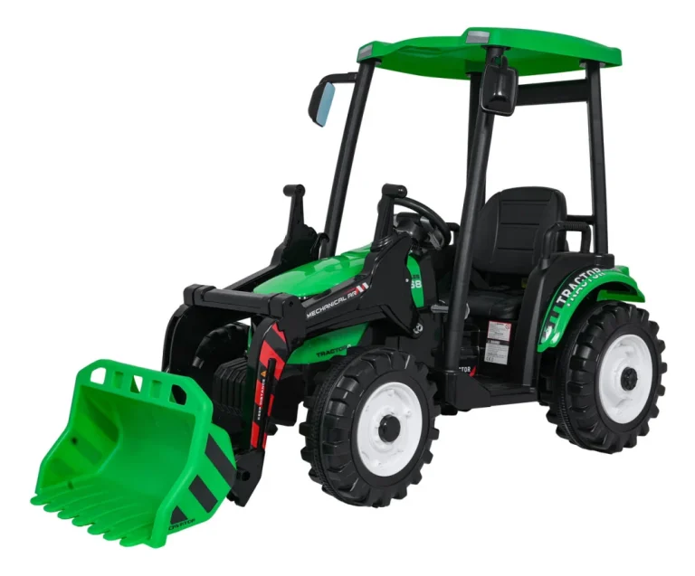 Mega D68 Traktor S Prikolicom Zeleni 15